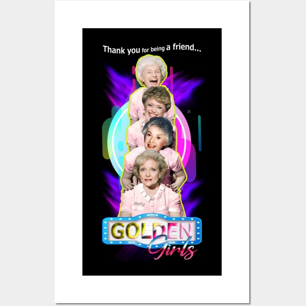 thank you golden girls Wall Art by RBGPEN